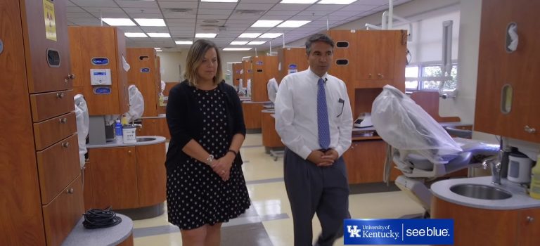 Dentist Practice Loans – Call 904-551-6090:  UK Campus Walk with Dentistry Dean Stephanos Kyrkanides