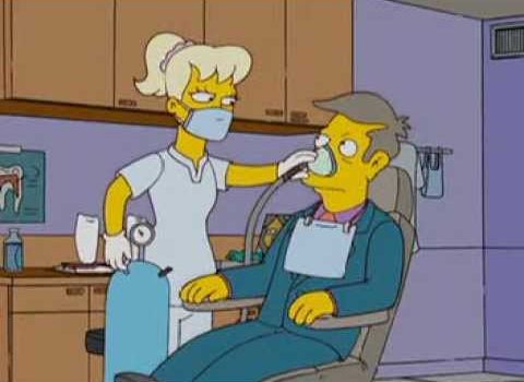 Dentist Practice Loans – Call 904-551-6090:  The Simpsons at the dentist complete scene
