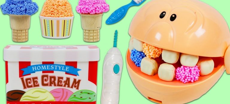 Dentist Practice Loans – Call 904-551-6090:  Feeding Mr. Play Doh Head Play Foam Ice Cream and Visiting the Dentist!