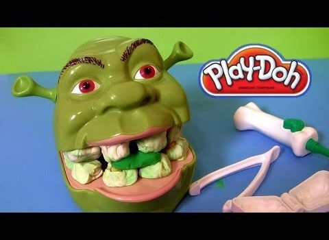 Dental Practice Financing For Dentists – Call BRT: 904-551-6090:  Play Doh Shrek Rotten Root Canal Playset with Dentist Dr Drill N Fill Play Dough Review