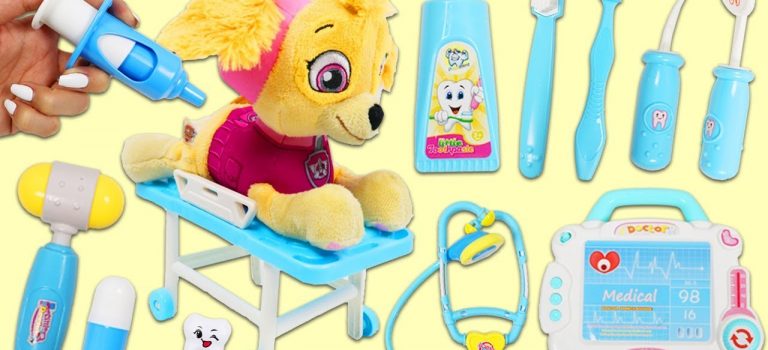 Dental Practice Financing For Dentists – Call BRT: 904-551-6090:  Taking Paw Patrol Baby Skye to the Draw Bar Boxbox Doctor Dentist Playset!